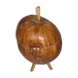 Ice bucket, naturalized coconut from 1970