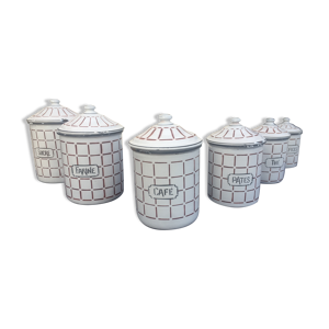 Pots assortis acier émaillé