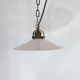 Vintage Spun White Glass Lights