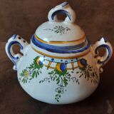 Sugar bowl, Angoulême art earthenware factory, Le Renoleau