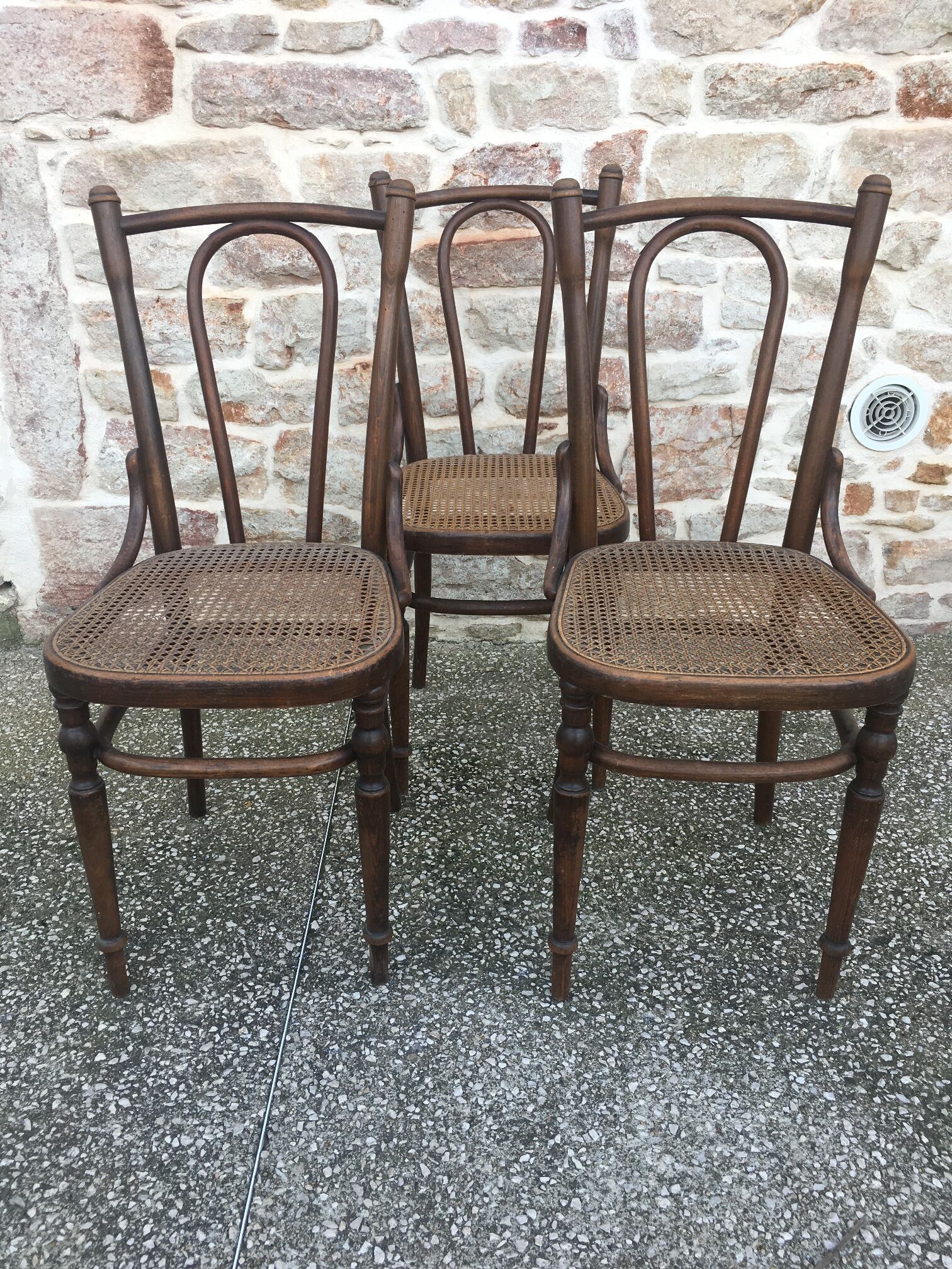 Set of 3 Fischel chairs