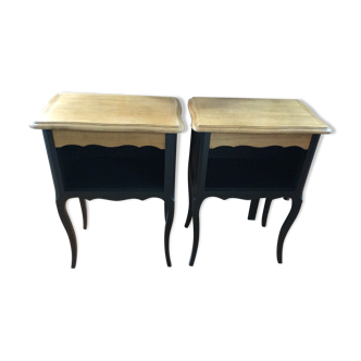 Paire de tables de chevet
