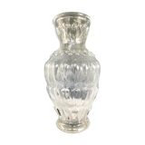 Vintage moulded glass vase