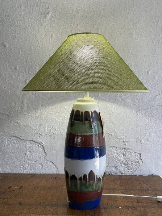 Vincent Cadeaux S.A. ceramic table lamp, France, 1990s