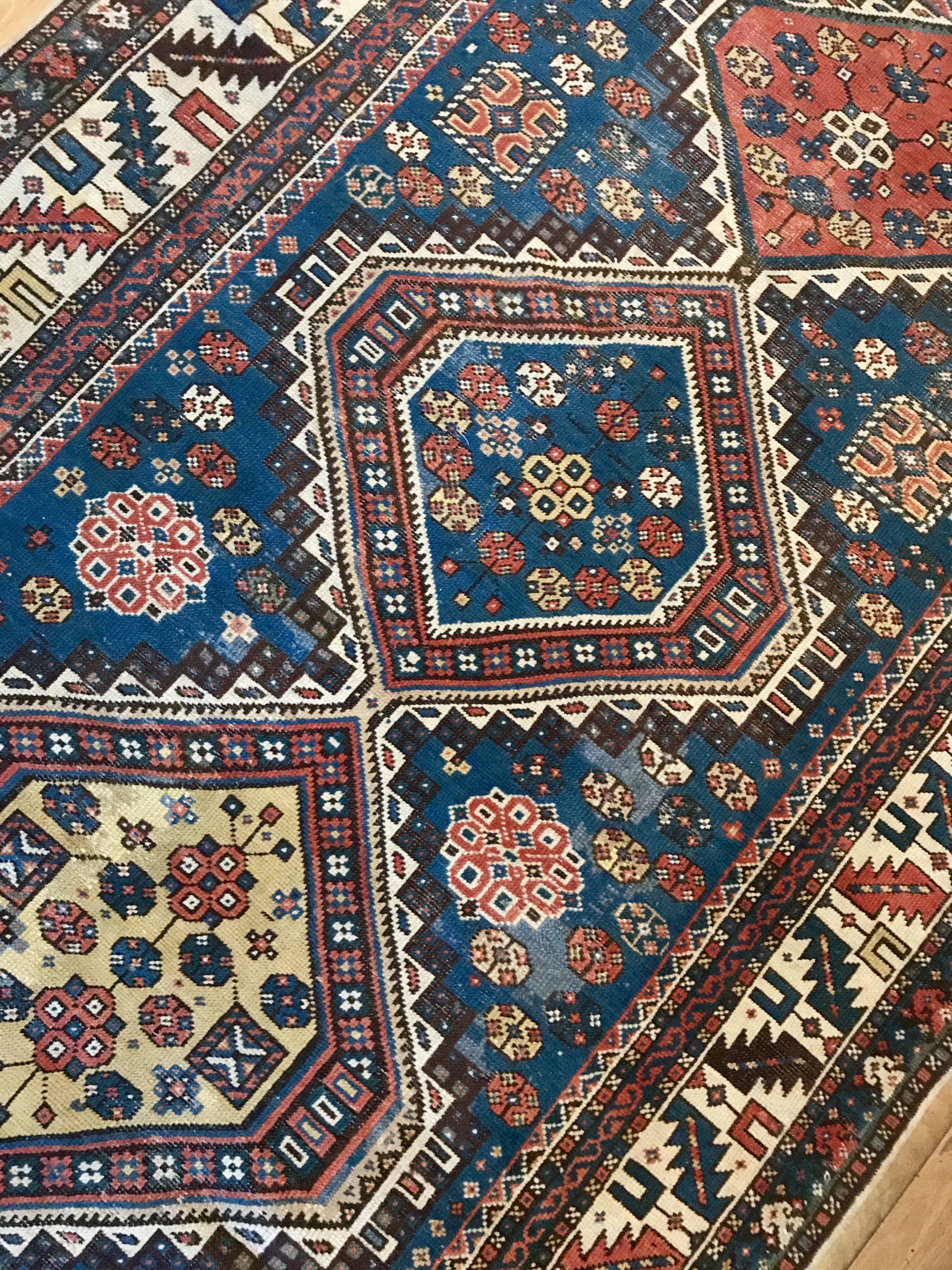 Rug shirvan kabristan Caucasus 270 cm x 114cm