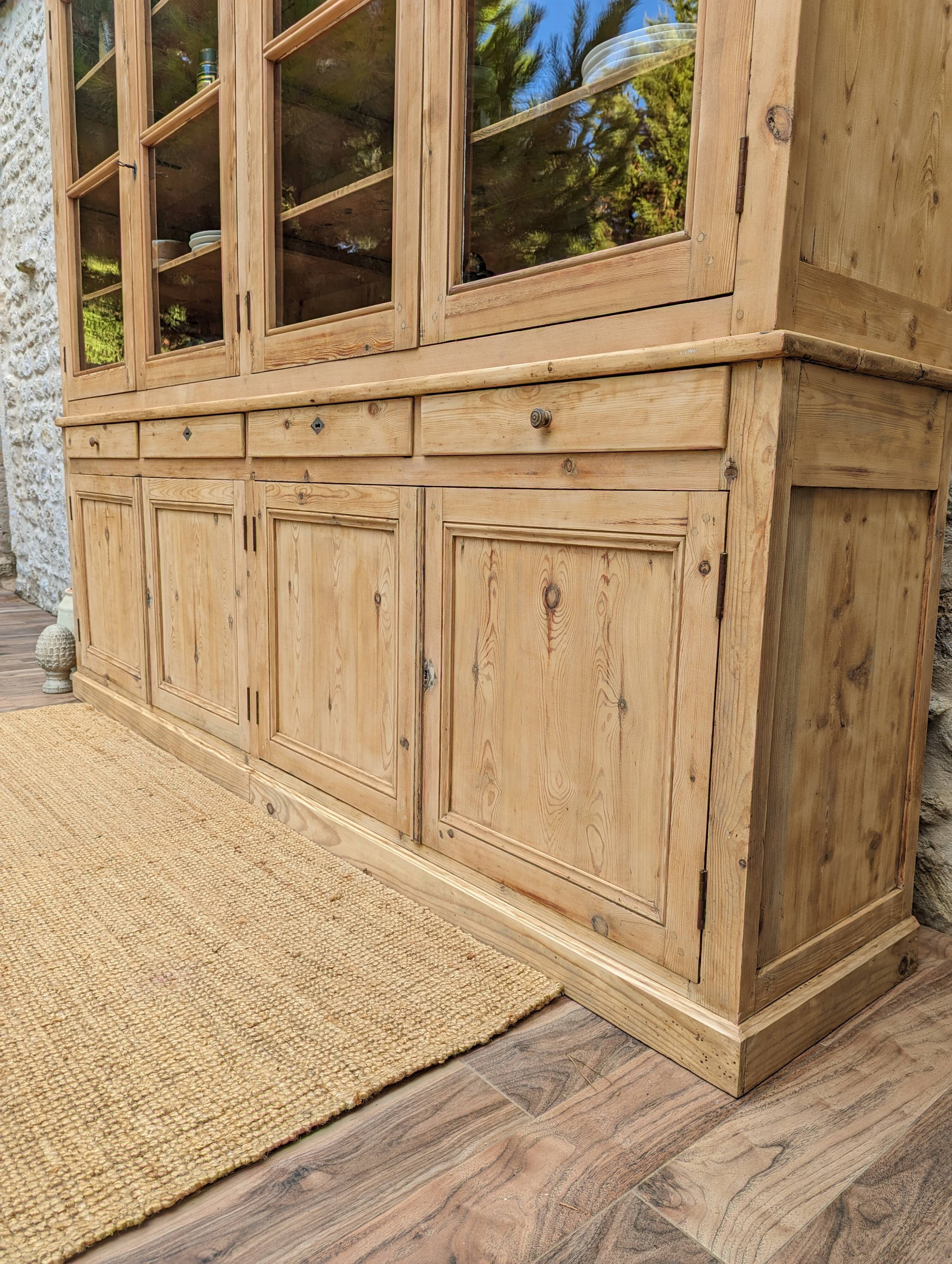 Old glazed furniture