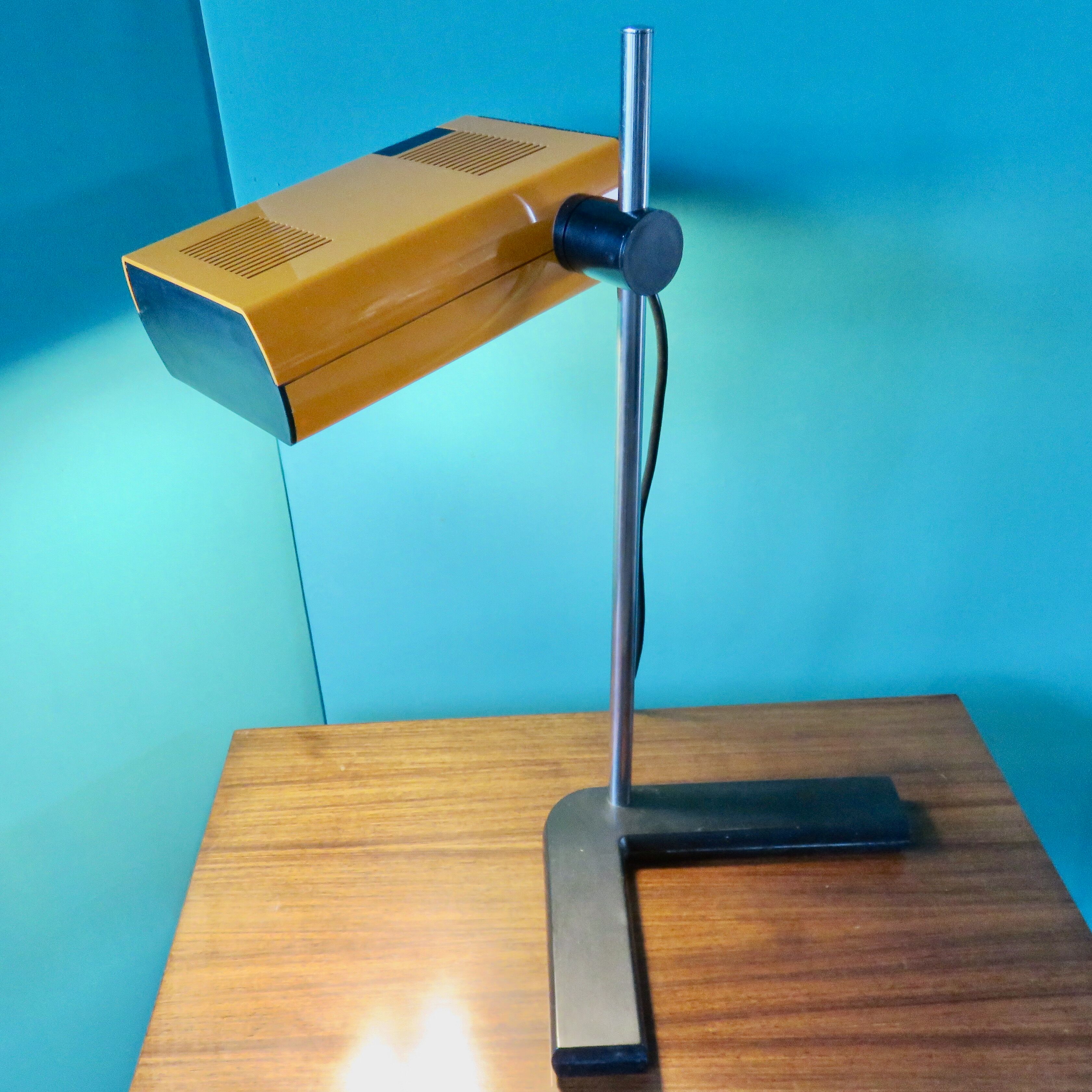 Orange Manade desk lamp "SAMP Design", France 1972