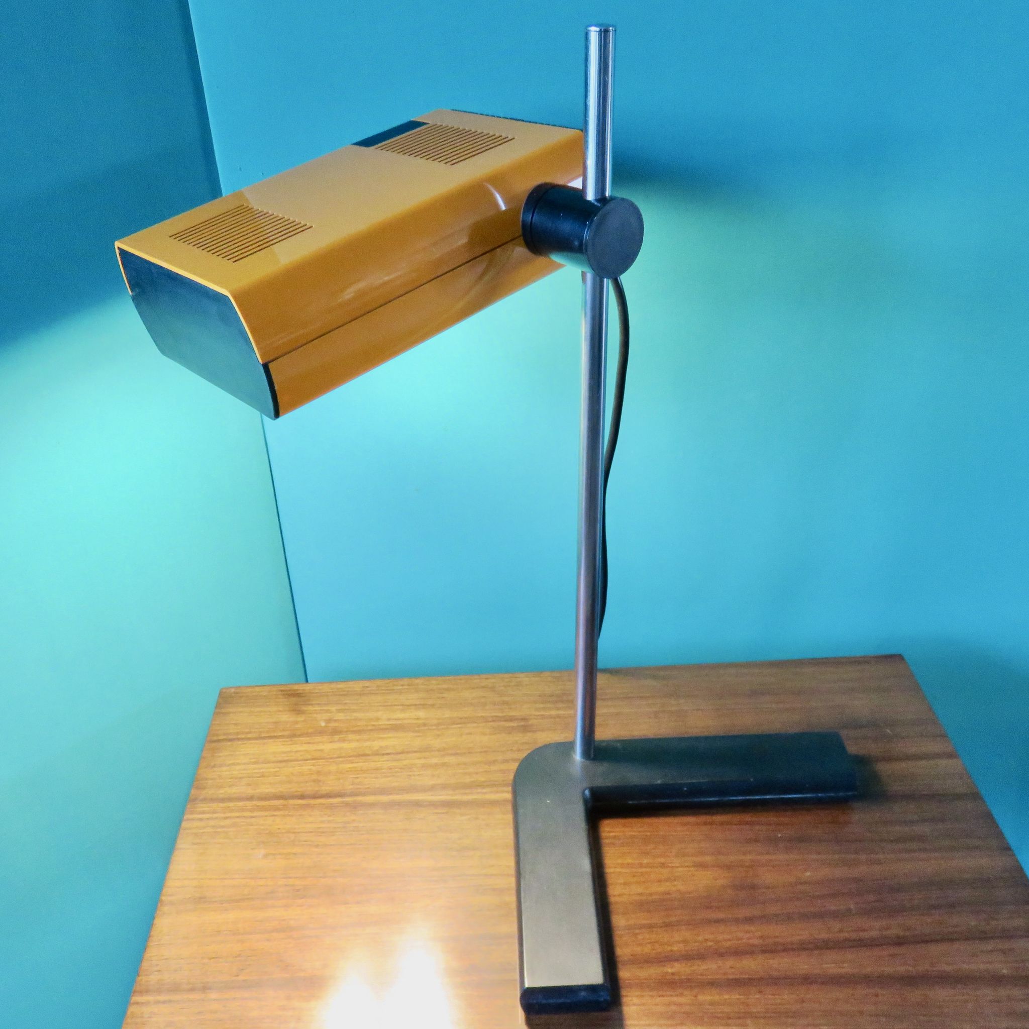 Orange Manade desk lamp "SAMP Design", France 1972