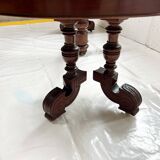 Table a pied central Napoléon III Acajou massif XIX siècle