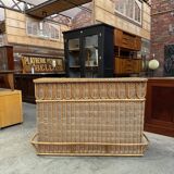 Rattan bar 70s