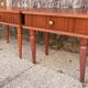 Pair of modernist bedside tables in wood, 1950s