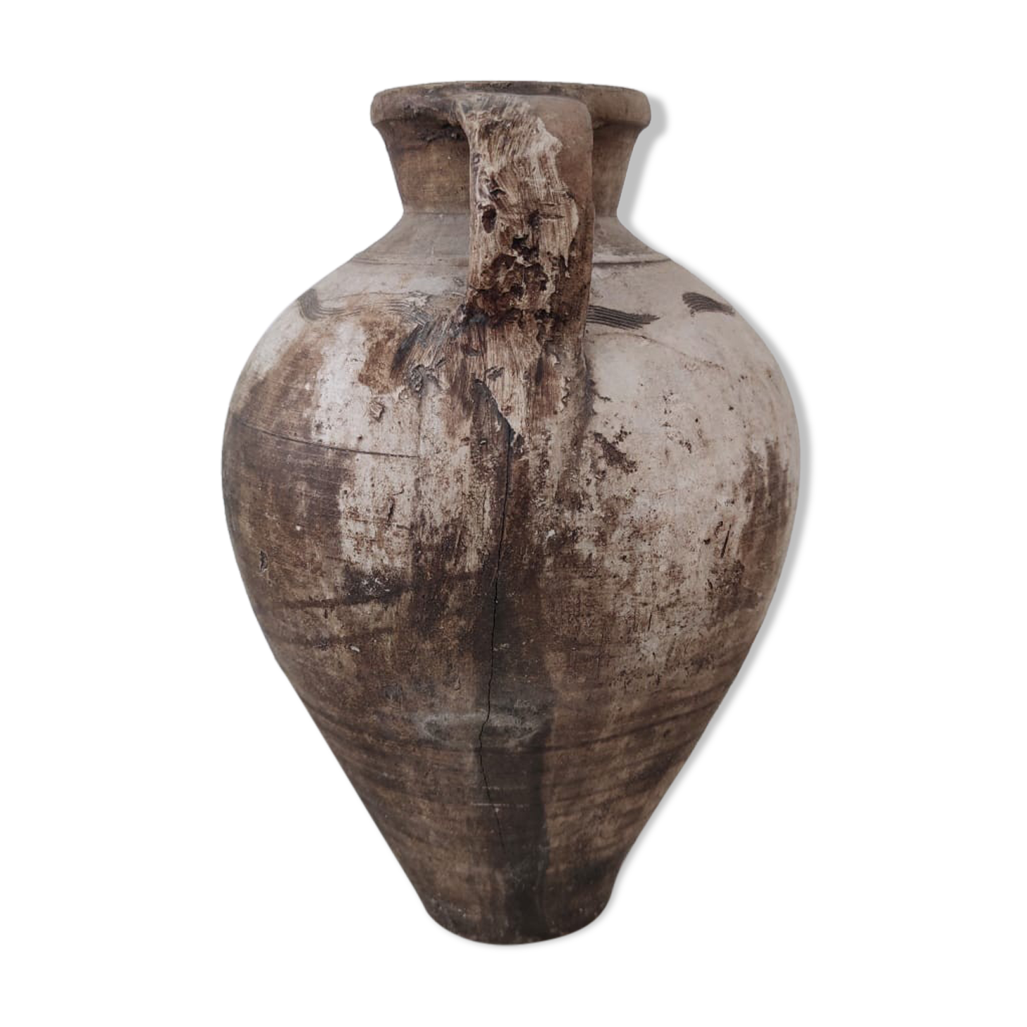 Terracotta amphora (clear) H:42cm