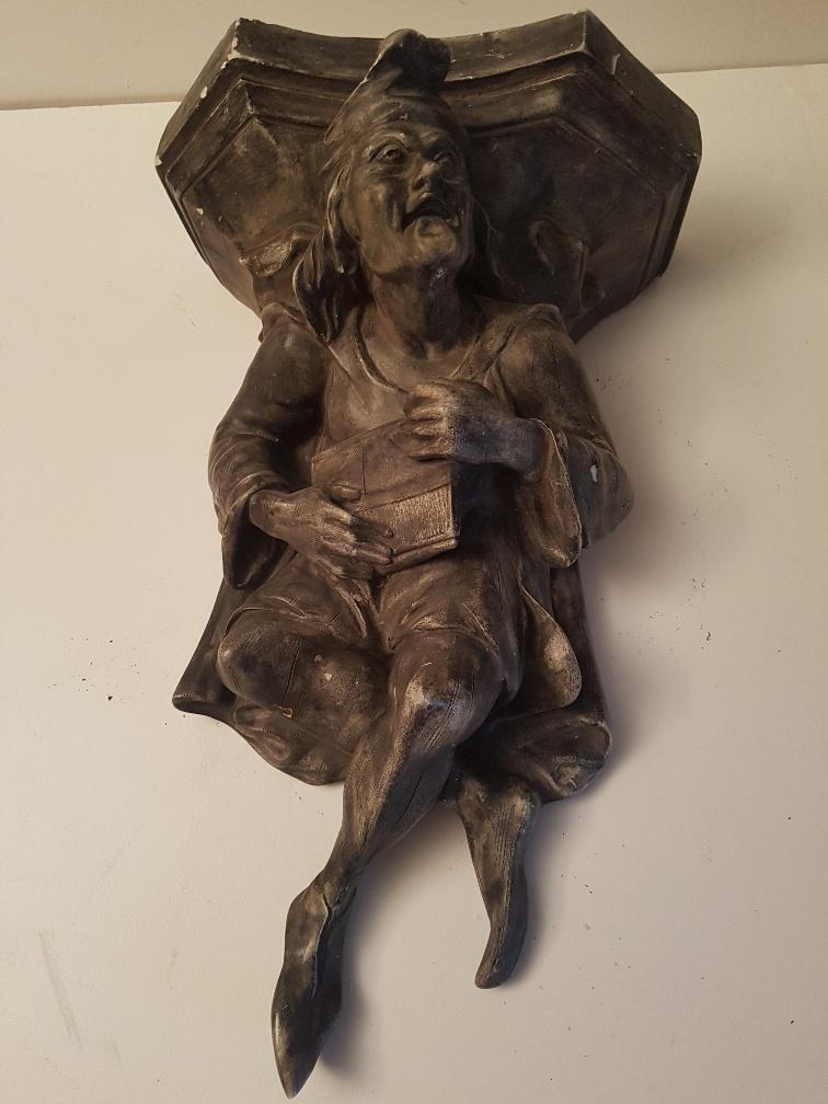 Plaster wall console