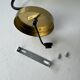 Pair of vintage glass wall lights 1950