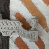 Pediment wall woodwork Louis XVI style