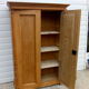 English pine cabinet