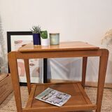 Art deco double top side table