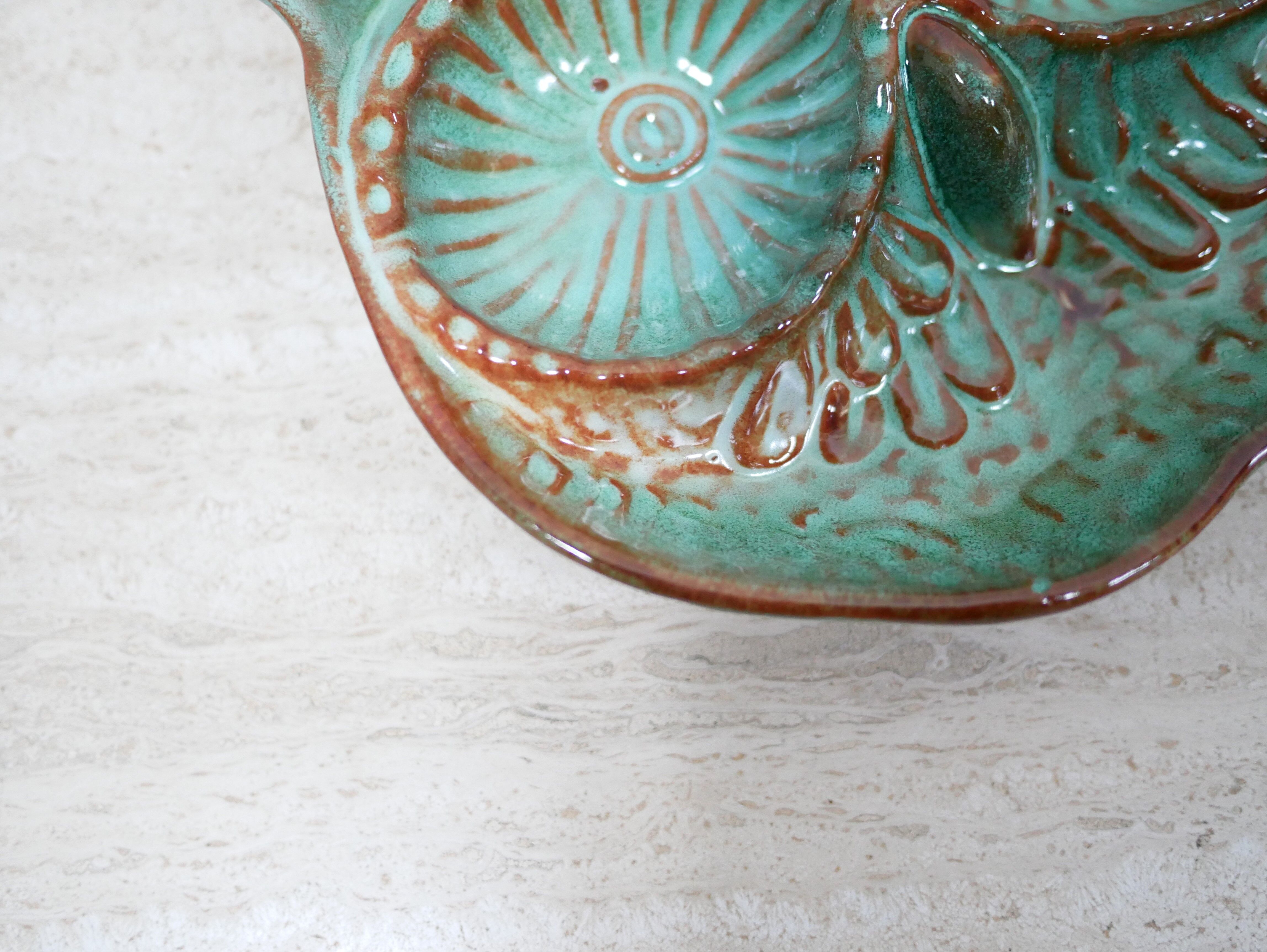 Empty vintage ceramic pocket, Vallauris