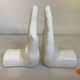 Pair of O-hand bookends