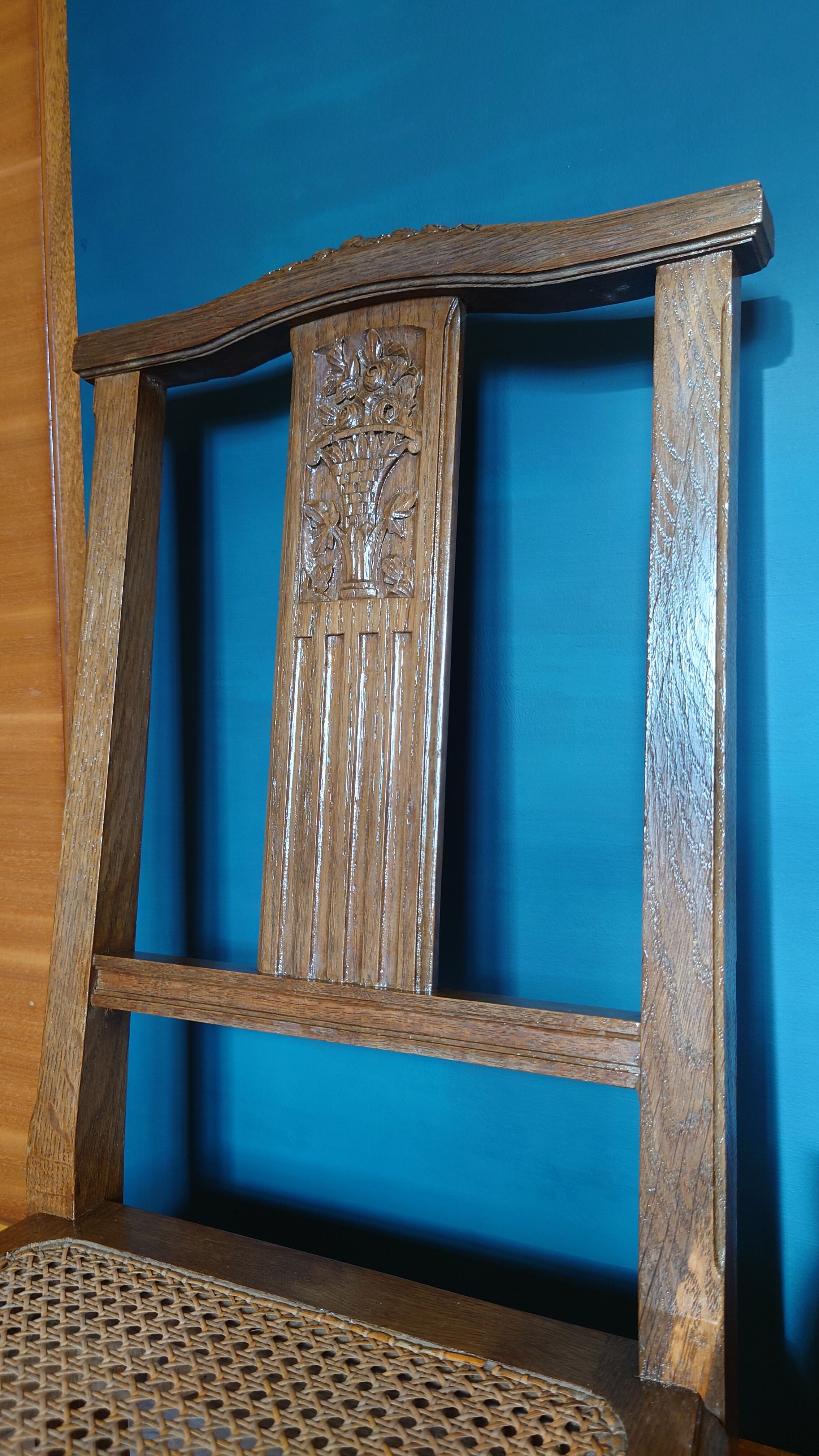 Pair of 1930s chairs, Louis XVI style