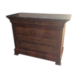 Empire dresser with marble top