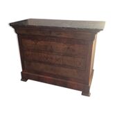 Empire dresser with marble top