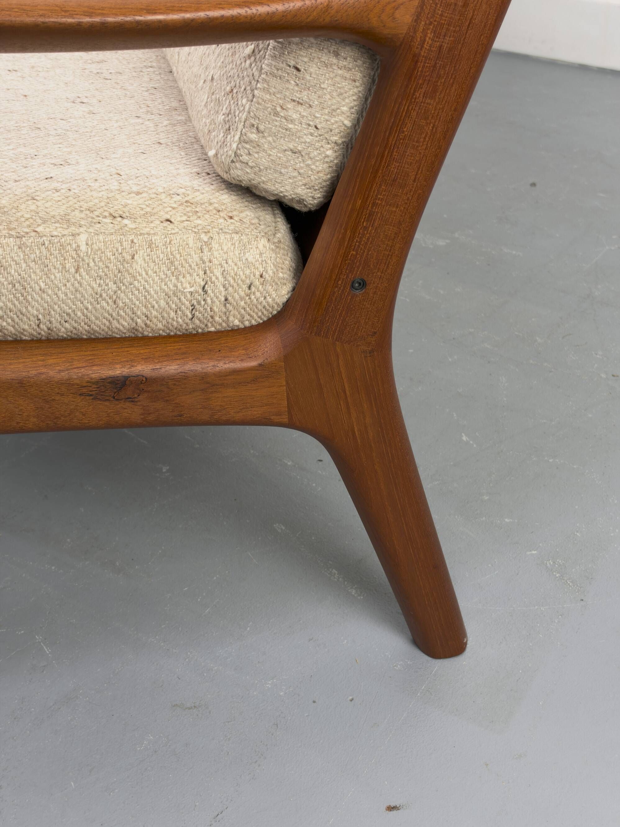 3-Seater Senator Sofa in Teak by Ole Wanscher for Cado, 1975