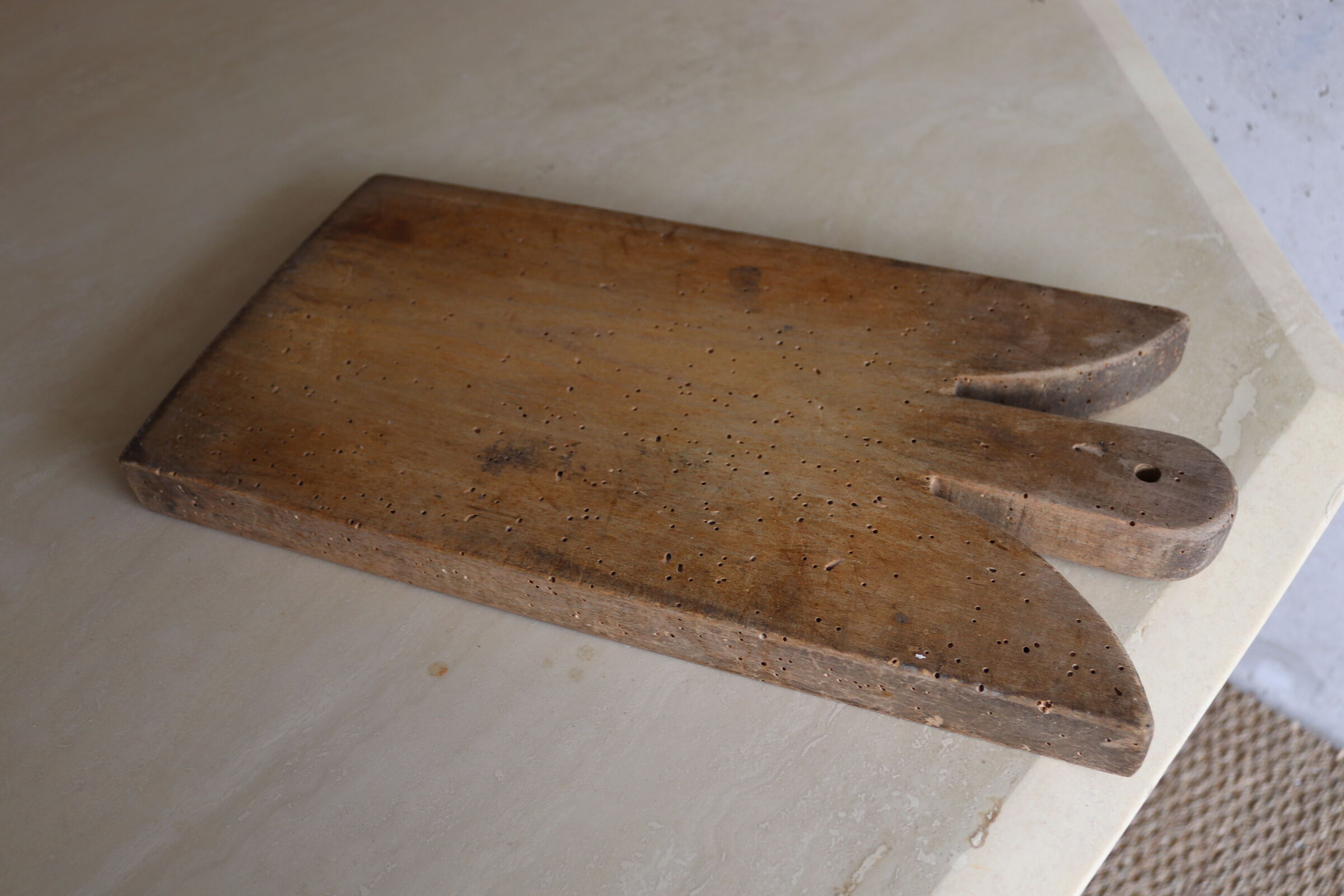 Antique breadboard, cutting board