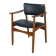 Mid-Century Danish Teak & Leather Armchair, 1970s