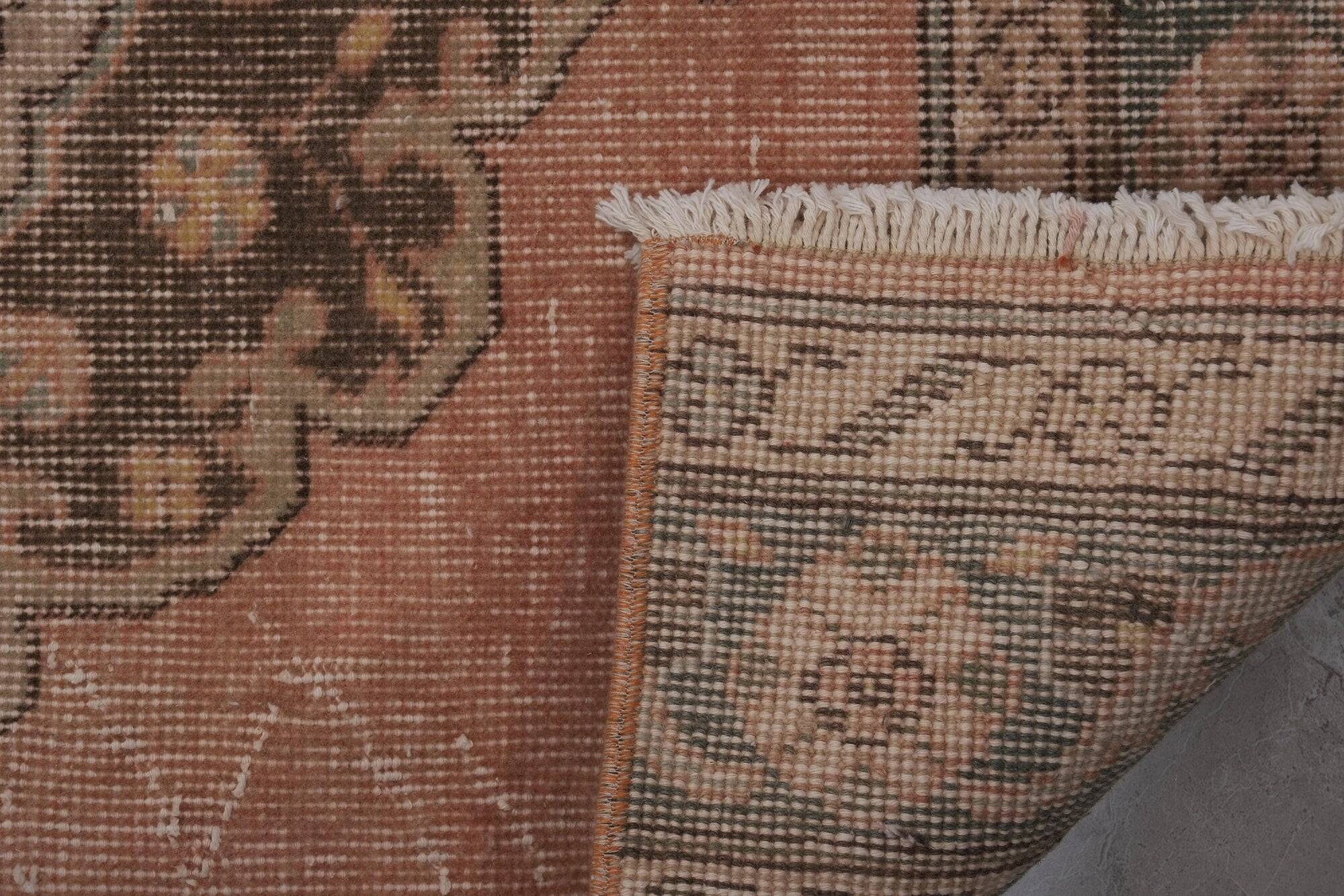 Vintage Turkish hallway rug 79x760 cm