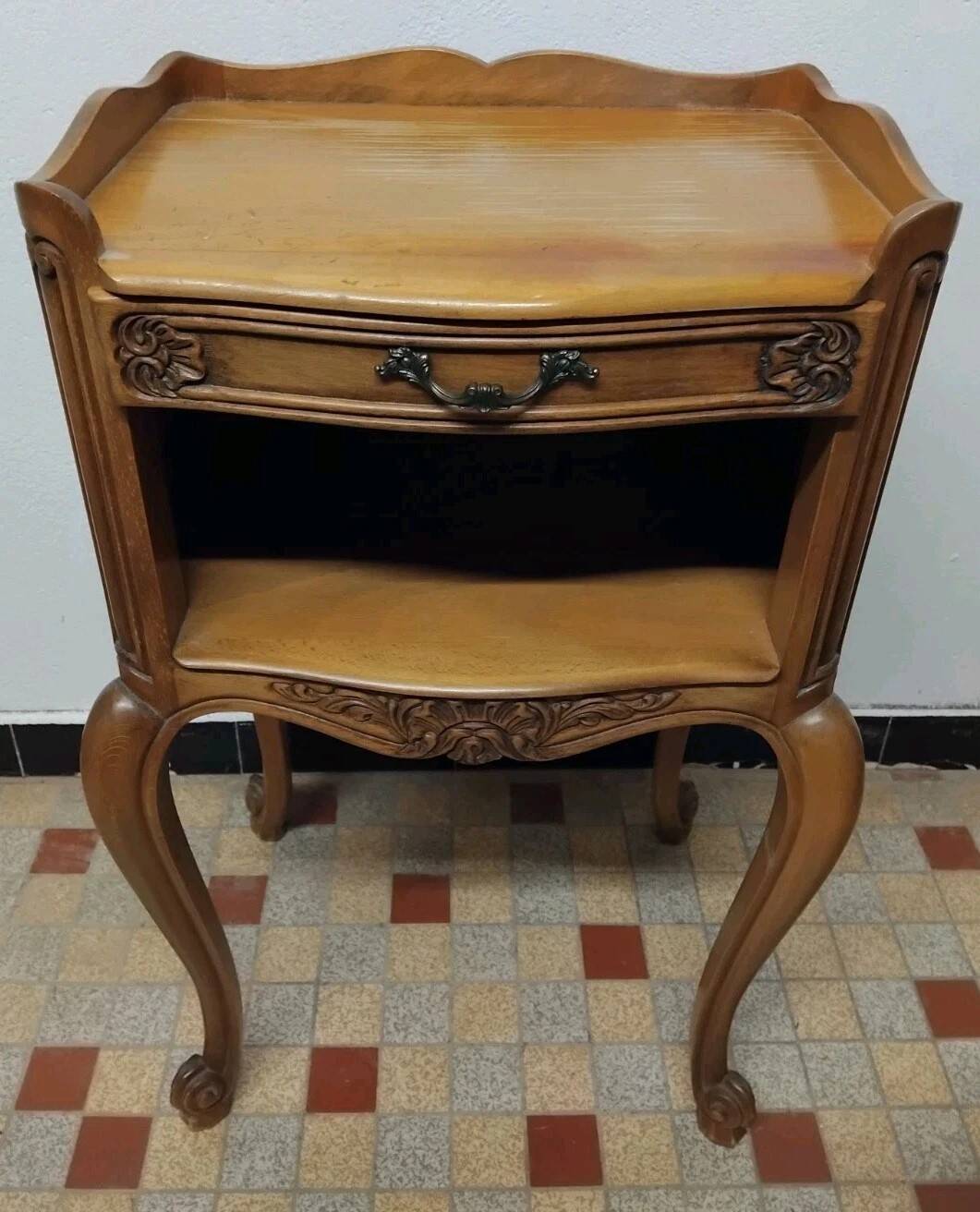 Pair of Antique Louis XV Style Nightstands