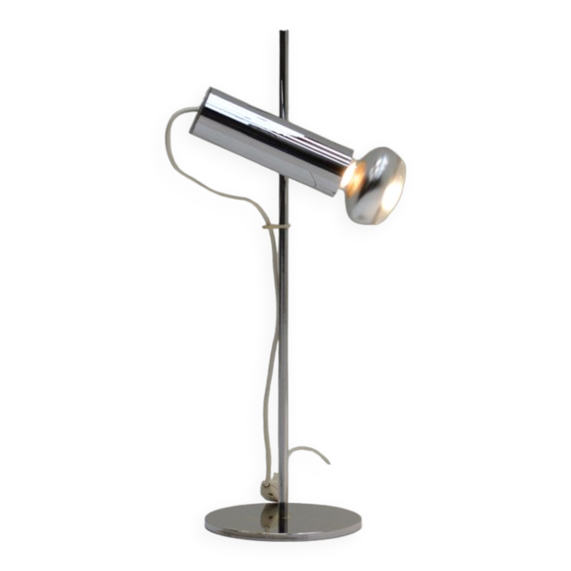 Chrome spot desk lamp, Europe 1970s.