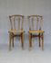 2 chaises bistrot cannées Cambier Belgique 1920- N°233 -