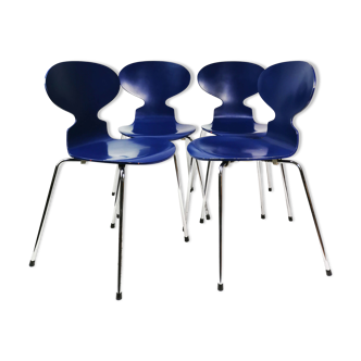 Set of 4 chairs model 3101- Ant, Fritz Hansen, designed by A. Jacobsen, Denmark, 1990s