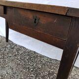 Old vintage wooden desk