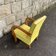 Vintage wooden children's armchair