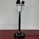 Pied de lampe industrielle  Lumi en métal - trois feux - années 70 - Italie