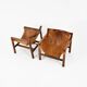 Set of 2 Safari Armchairs by Carlo Hauner for Forma, 1970s