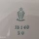Head to head in porcelain Bavaria 6 pieces floral decoration and gilding