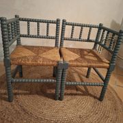 Pair of corner chairs