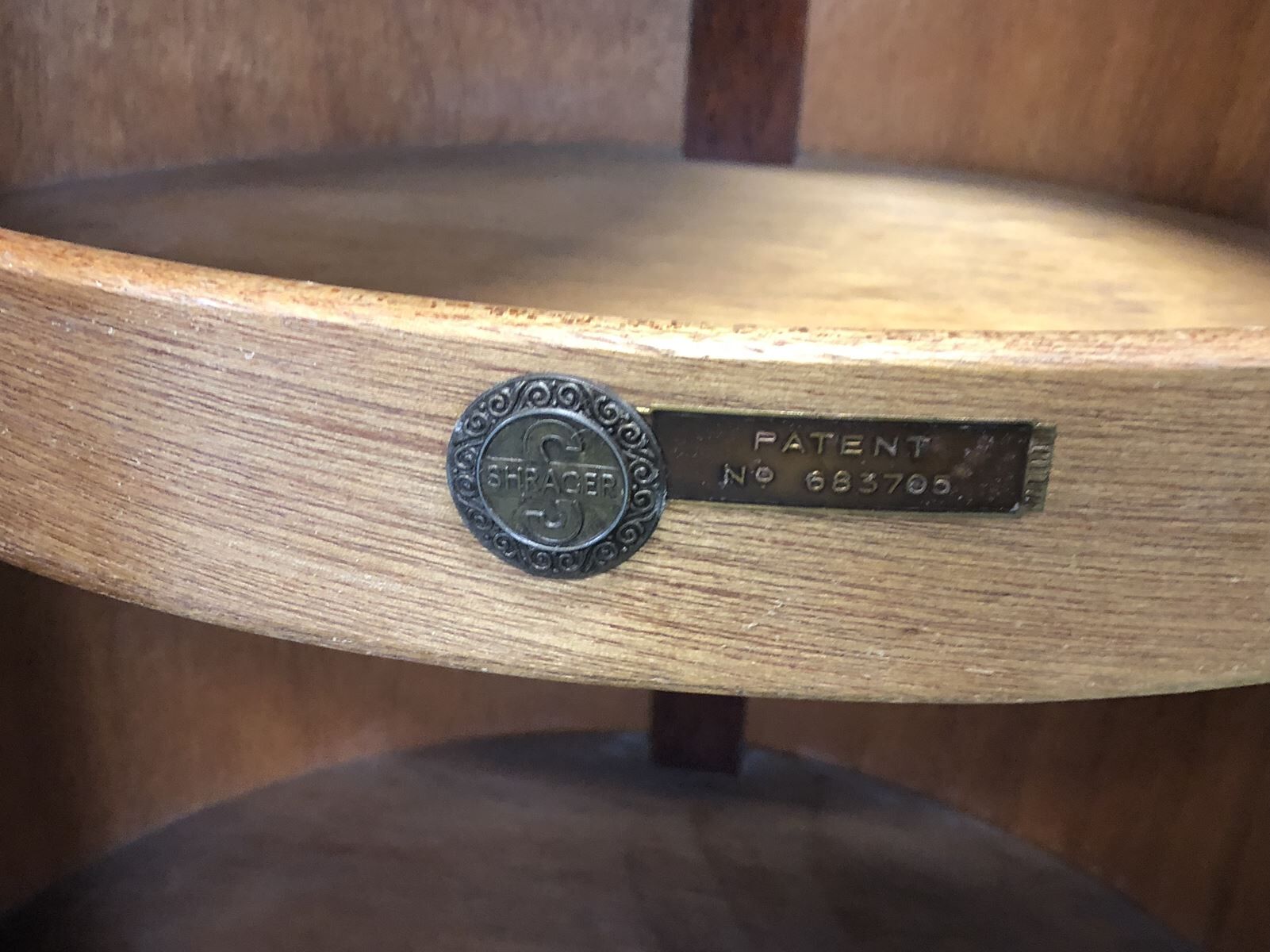 Hairdresser art deco missing in walnut