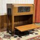 Chinese bar in richly carved teak, work from the 1980s.