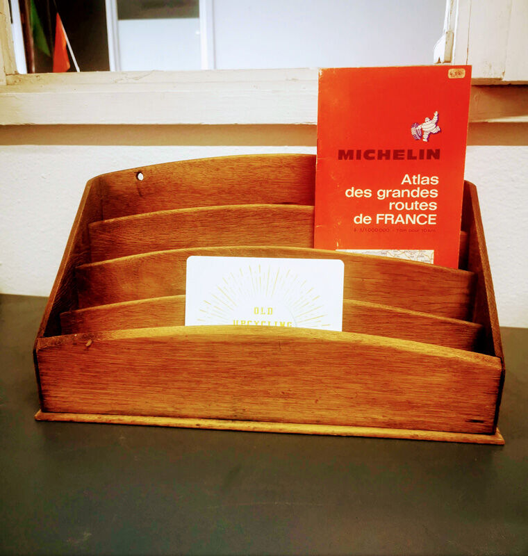 Wooden mail sorter