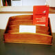 Wooden mail sorter