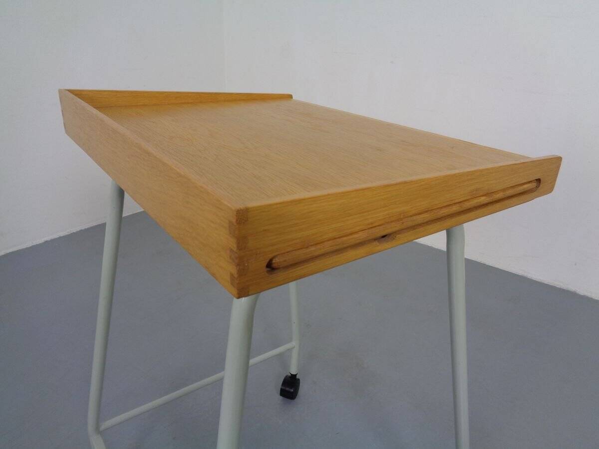 Danish Extendable Architect Table, 1960s