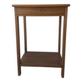 Table d'appoint en chêne, années 50