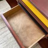 Enfilade scandinave moderniste en teck à 4 tiroirs