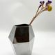 Vase "Prisme" en fonte d’aluminium, années 1980