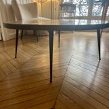 Pink marble coffee table