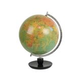 Vintage Globe Oak Basic Political Globe Hermann Haack 1970s